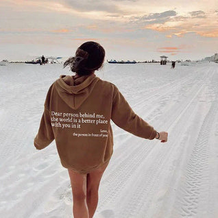 Choose Tomorrow Dear Person Behind Me (You are enough) Hoodie